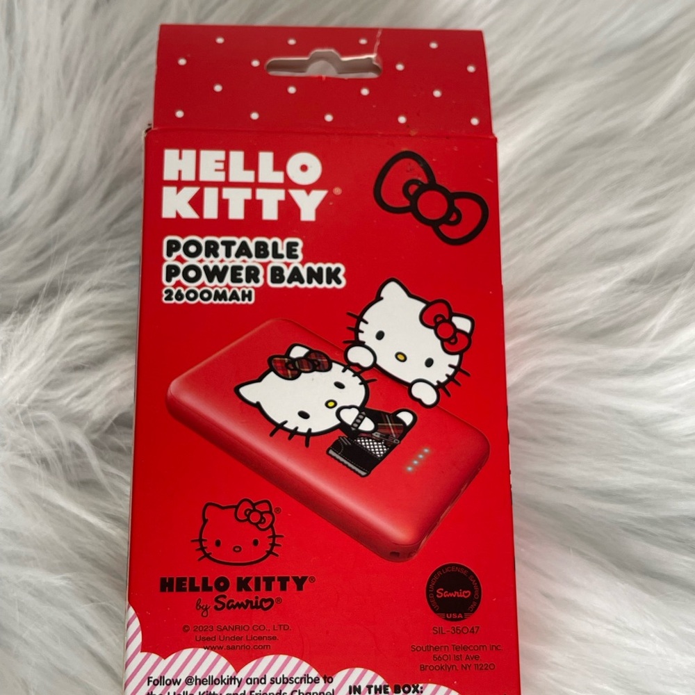 Hello Kitty Red Power Bank Charger